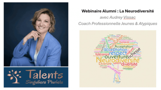 Save the date : Webinaire Alumni  : La Neurodiversité avec Audrey Vissac
